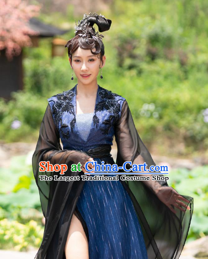 Drama Chong Zi Enchantress Dress China Ancient Sexy Woman Costumes