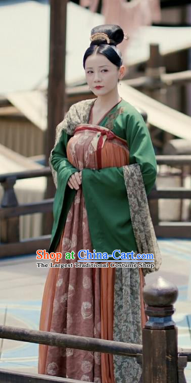TV Series Weaving A Tale of Love Court Female Official Hanfu Dresses Chinese Ancient Tang Dynasty Noble Mistress Costumes