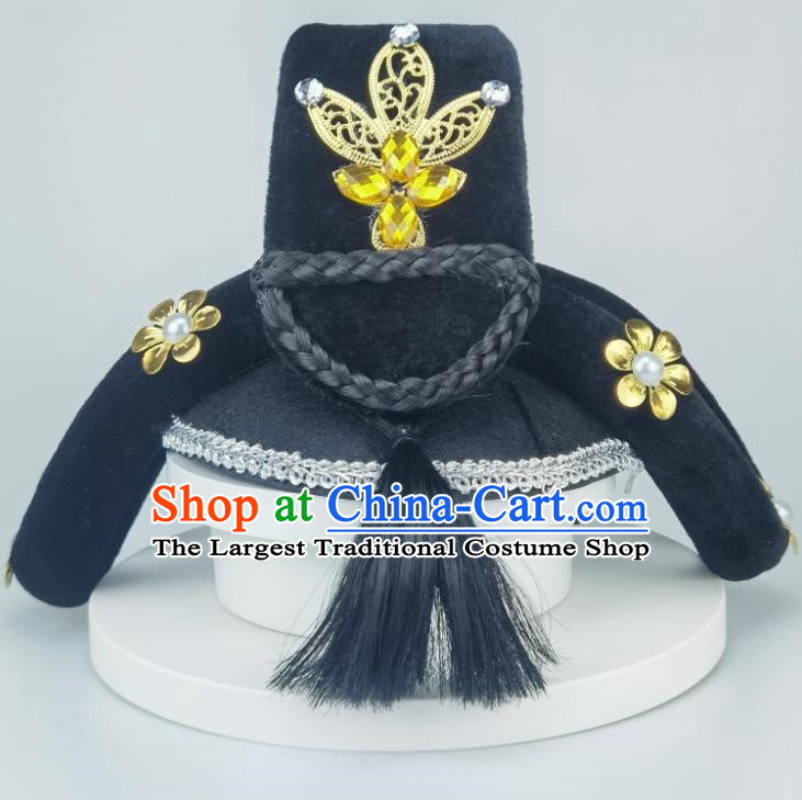 Embroidered Shadow Layered Incense Headdress 12th Lotus Awards Dance Hair Accessories Classical Dance Wig Only Dance Exclusive Wig Accessories