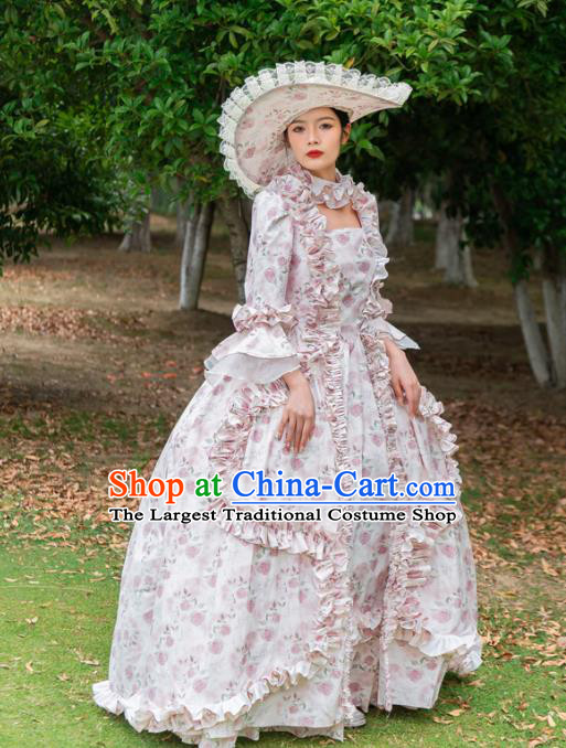 European Style Court Dress European th Century Retro Aristocratic Dress Princess Clothing Drama Costume