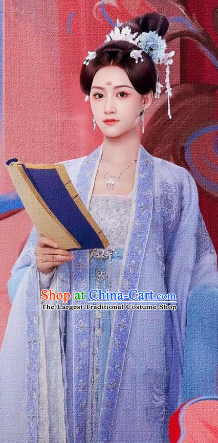 Chinese TV Series Royal Rumours Noble Lady Yao Wen Yin Dresses Ancient Tang Dynasty Aristocratic Woman Costumes
