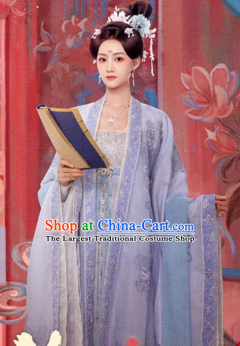 Chinese TV Series Royal Rumours Noble Lady Yao Wen Yin Dresses Ancient Tang Dynasty Aristocratic Woman Costumes