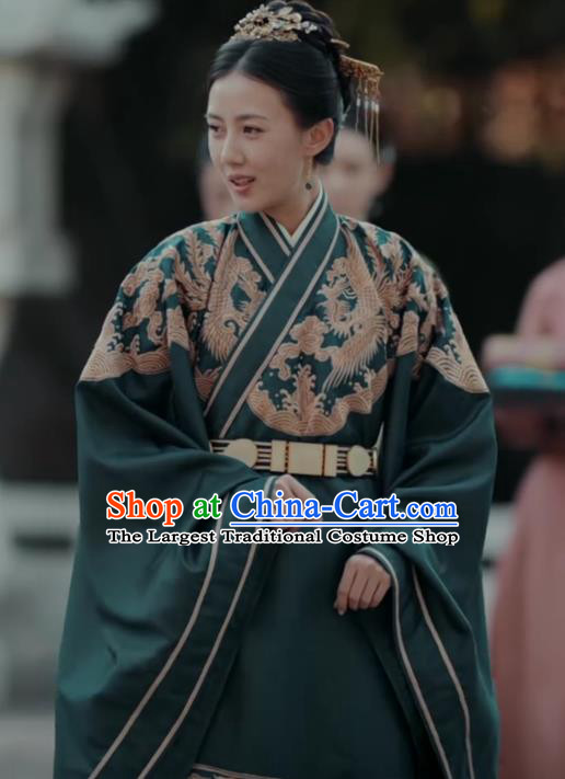 The Imperial Age Princess Qin Official Robes Chinese Ming Dynasty Noble Woman Apparels TV Series Ancient Rani Clothing