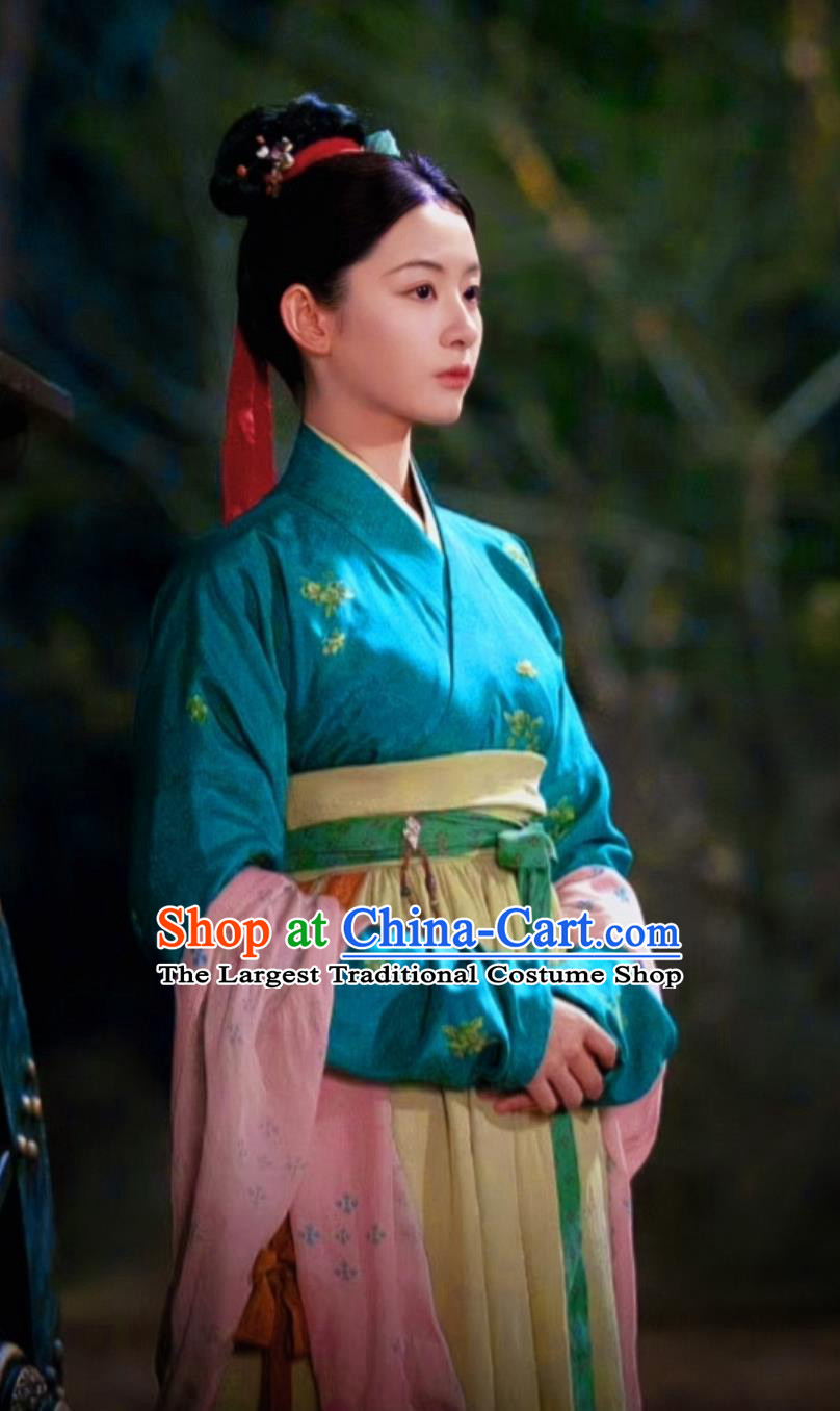 Chinese TV Series Scent Of Time Noble Lady Mu Yao Costumes Ancient Song Dynasty Rich Woman Hanfu Clothing