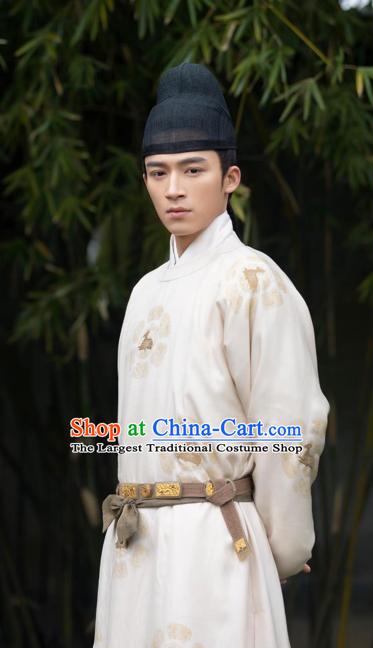 Chinese Ancient Song Dynasty Scholar Hanfu Clothing TV Series Scent Of Time Young Lord Zhong Xi Wu Costumes
