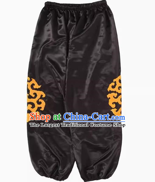 Black Chaoshan Armed Yingge Trousers Dance Costume Trousers To Welcome The Master Costume Parade Trousers Martial Arts Performance Costumes