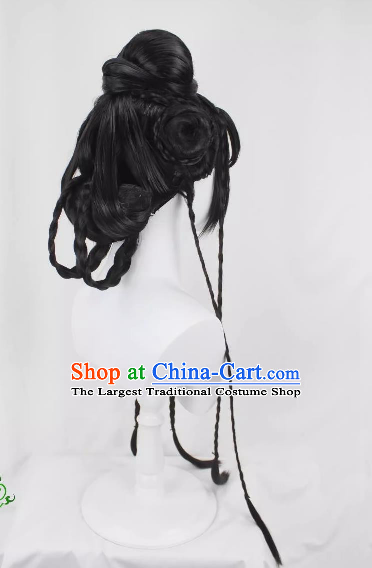 Cosplay Fake Hair King Pesticide Miyue Skin Cos Bai Jingjing Hair Bag Braid Custom Wig