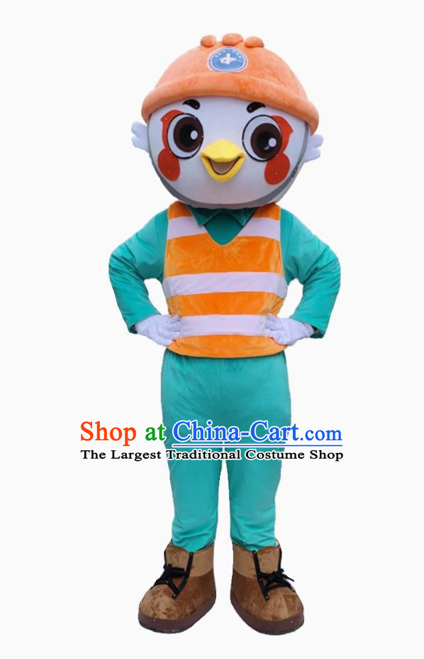 Safety Officer Doll Costume Animal Worker Image Doll Costume People Wear Event Promotion Doll Costume