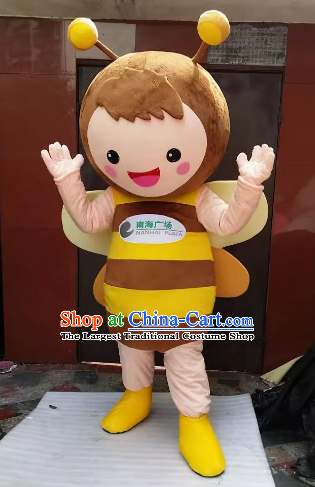 Big Bee Doll Costume Customized Brand Promotion Mascot Cartoon Adult Wearing Doll Costume Suit Distributing Flyer Puppet