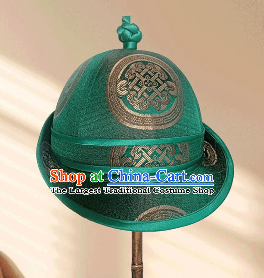 Green Men Adult Mongolian Hat Daily Hat Headwear