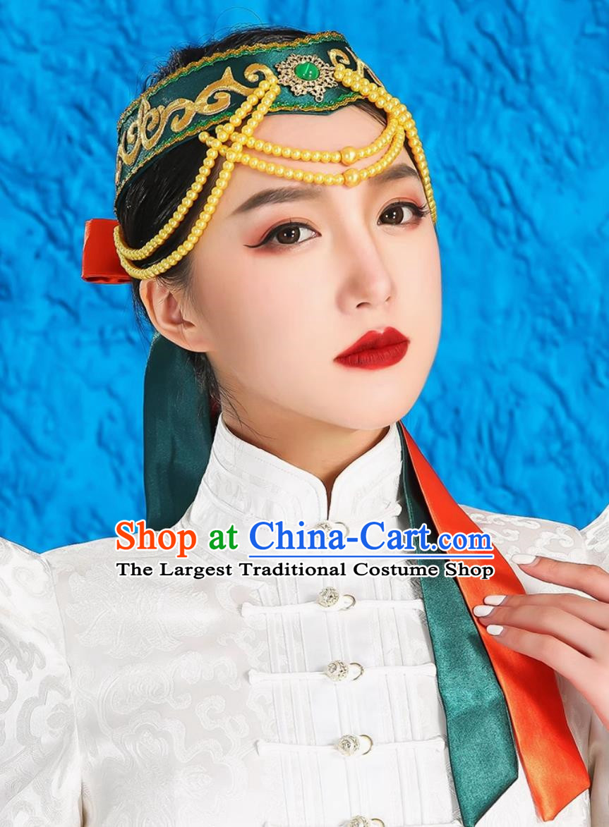 Mongolian Ladies And Children Universal Bowl Dance Chopstick Dance Headwear Ethnic Minority Wedding Hat