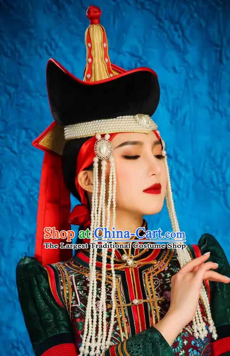 Female Ethnic Minority Dance Costumes Mongolian And Tibetan Dance Stage Costumes Photography Photo Headdress Wedding Bride