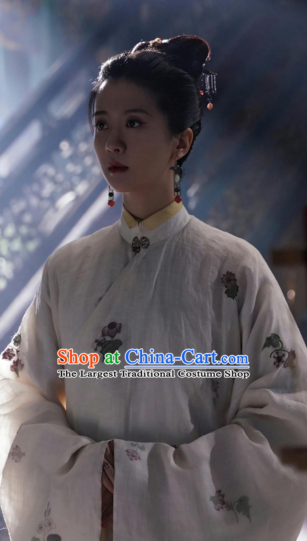 China Traditional Female Hanfu Ancient Ming Dynasty Geisha Clothing TV Drama The Ingenious One Ke Meng Lan Dresses