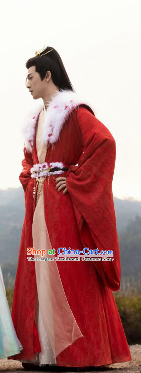 Chinese Ancient Swordsman Clothing  Xian Xia TV Series The Last Immortal Demon King Hong Yi Costumes