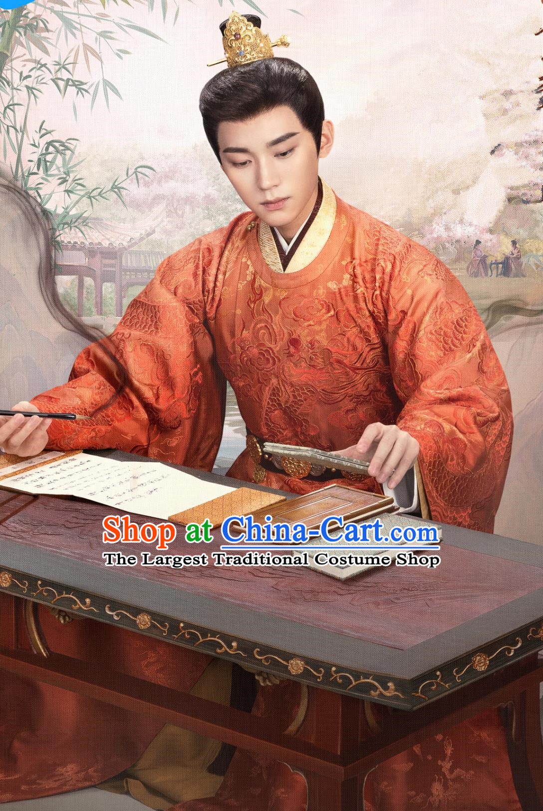 TV Drama The Legend of Zhuohua Royal Prince Liu Chen Robes China Ancient Imperial Emperor Garment Costumes