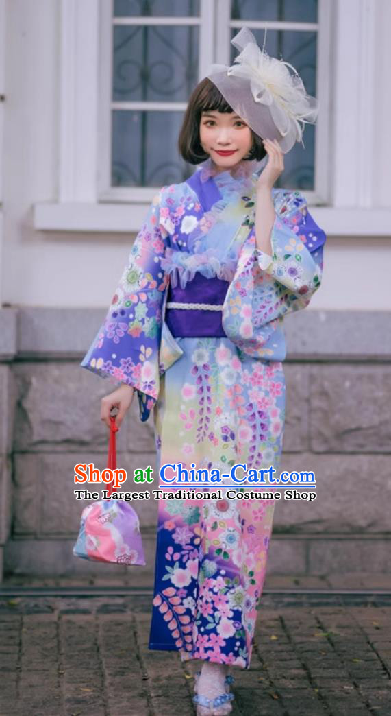 Japanese Taisho Style Kimono Improvement Dress