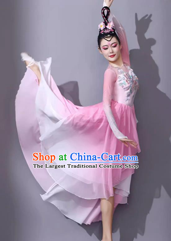 Pink Classical Dance Costume Women Opening Dance Performance Clothing Adult Song Accompaniment Dance Performance Dress