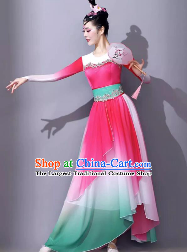 Classical Dance Costumes For Women Chinese Modern Opening Gradient Dance Performance Clothing Umbrella Dance Long Dress