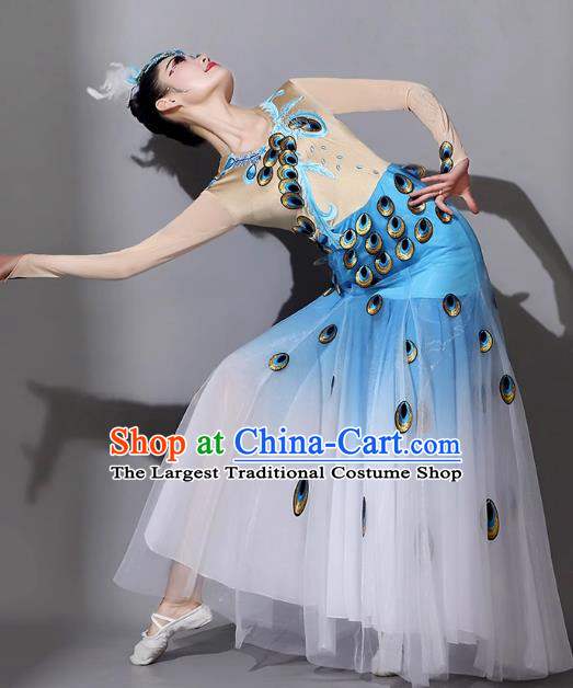 Dai Dance Clothing Female Art Exam Colorful Yunnan Peacock Dance Gradual Dress Wrapped Hip Fishtail Skirt Performance Costume