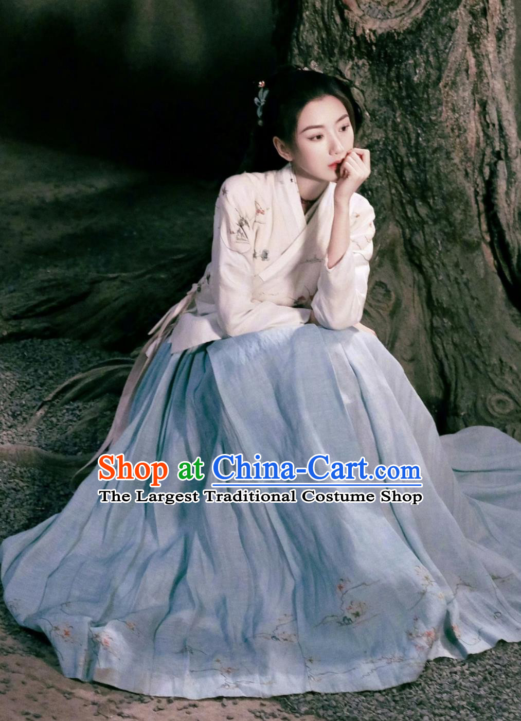 China Traditional Ming Dynasty Hanfu Ancient Rich Lady Clothing TV Drama The Ingenious One Heroine Kou Lan Yi Dresses