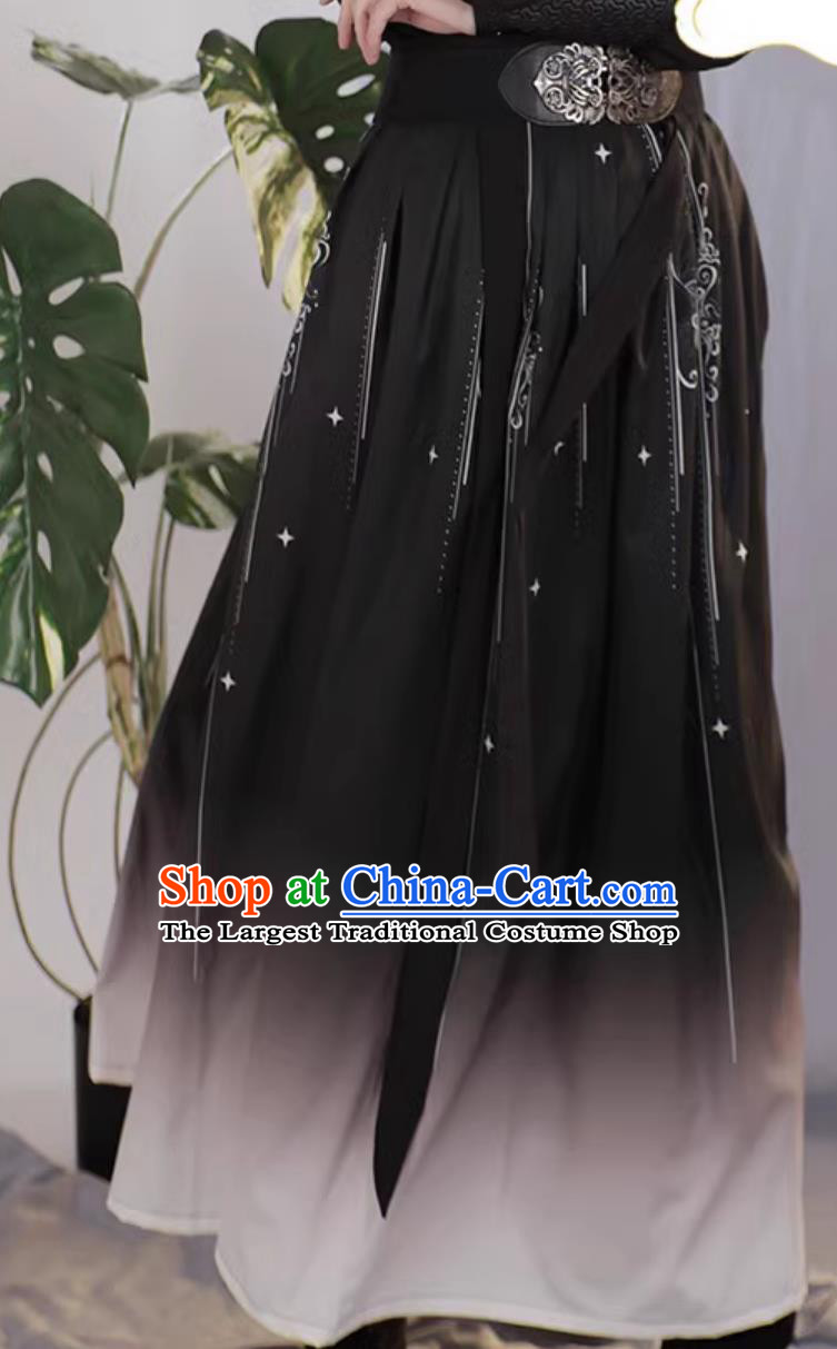 China Ancient Superhero Black Embroidered Outfit Traditional Young Warrior Costumes Chinese Ancient Swordsman Clothing