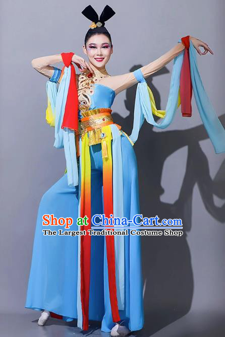 Dunhuang Dance Costume Western Regions Qinlian Performance Dress Female Pipa Flying Dance Performance Clothing