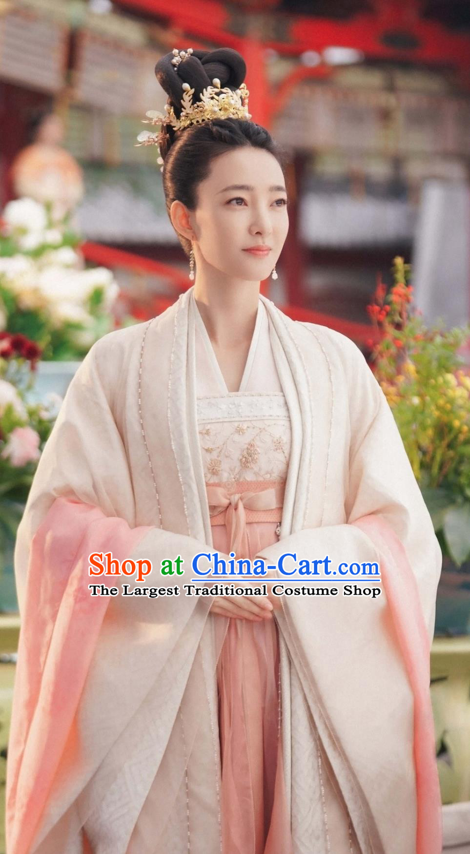 China TV Drama The Legend of Zhuohua Princess Rou Jia Dresses Ancient Court Empress Garment Costumes