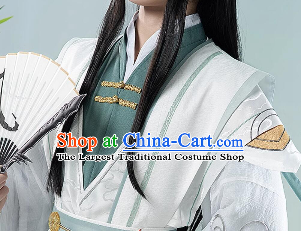 Ancient Chinese Super Hero Costumes Comic Heaven Official Blessing Shi Qing Xuan Male Outfit