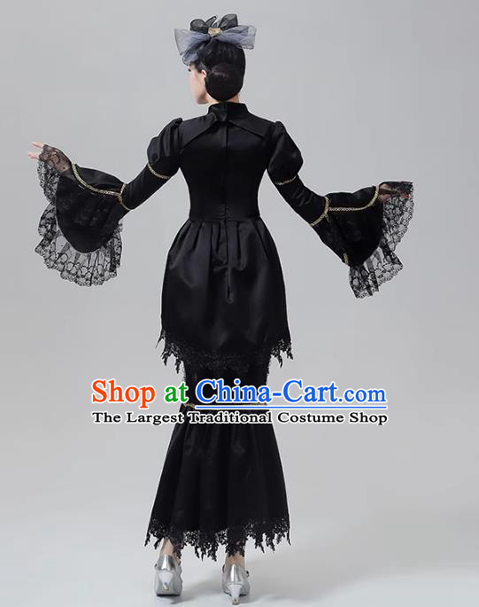 European Medieval Retro Costume Dark Gothic Court Princess Dress Stage Victoria Clothing