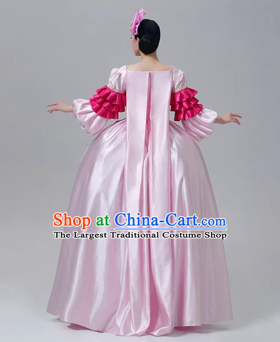 European Style Court Dress Medieval Retro Costume Runway Show Outfit Rococo Drama Photo Shoot Clothing