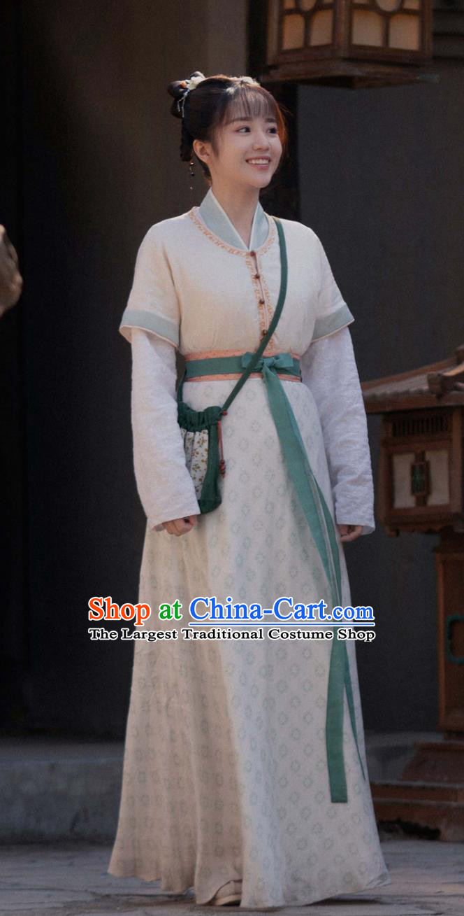 China TV Drama The Legend of Zhuohua Maidservant Guo Ju Li Dresses Ancient Song Dynasty Young Lady Costumes