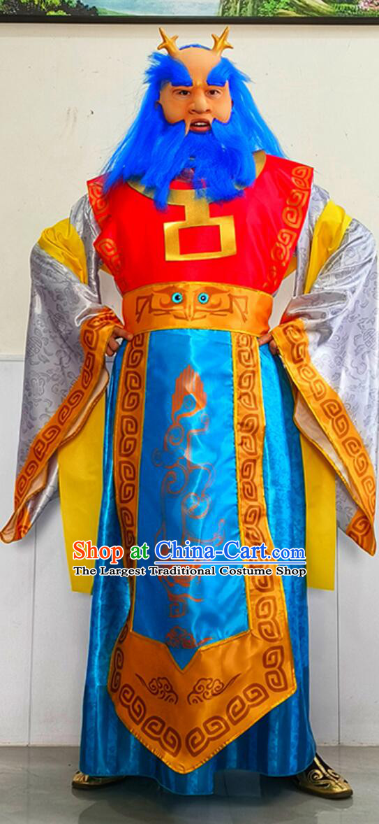 China Cosplay Clothing Journey to the North Dragon King of the Western Sea Ao Shun Costumes