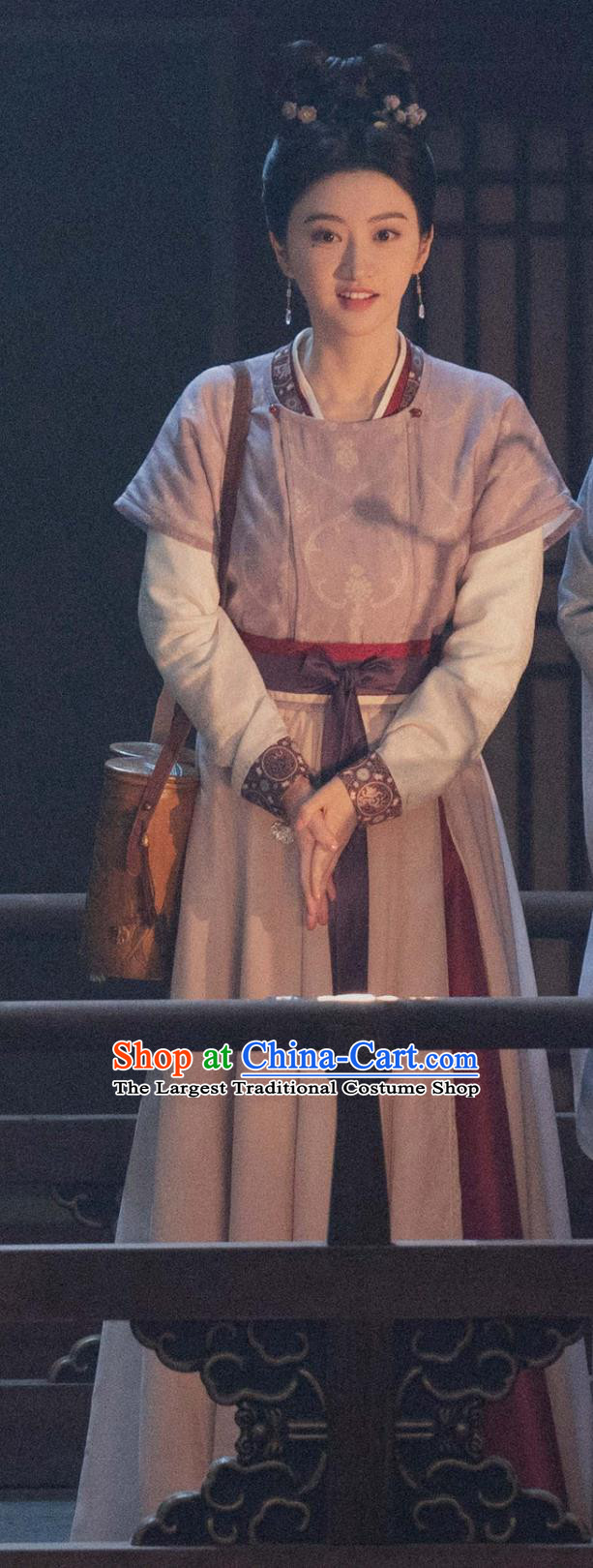 China TV Drama The Legend of Zhuohua Noble Lady Mu Zhuo Hua Dress Ancient Young Woman Hanfu Costumes