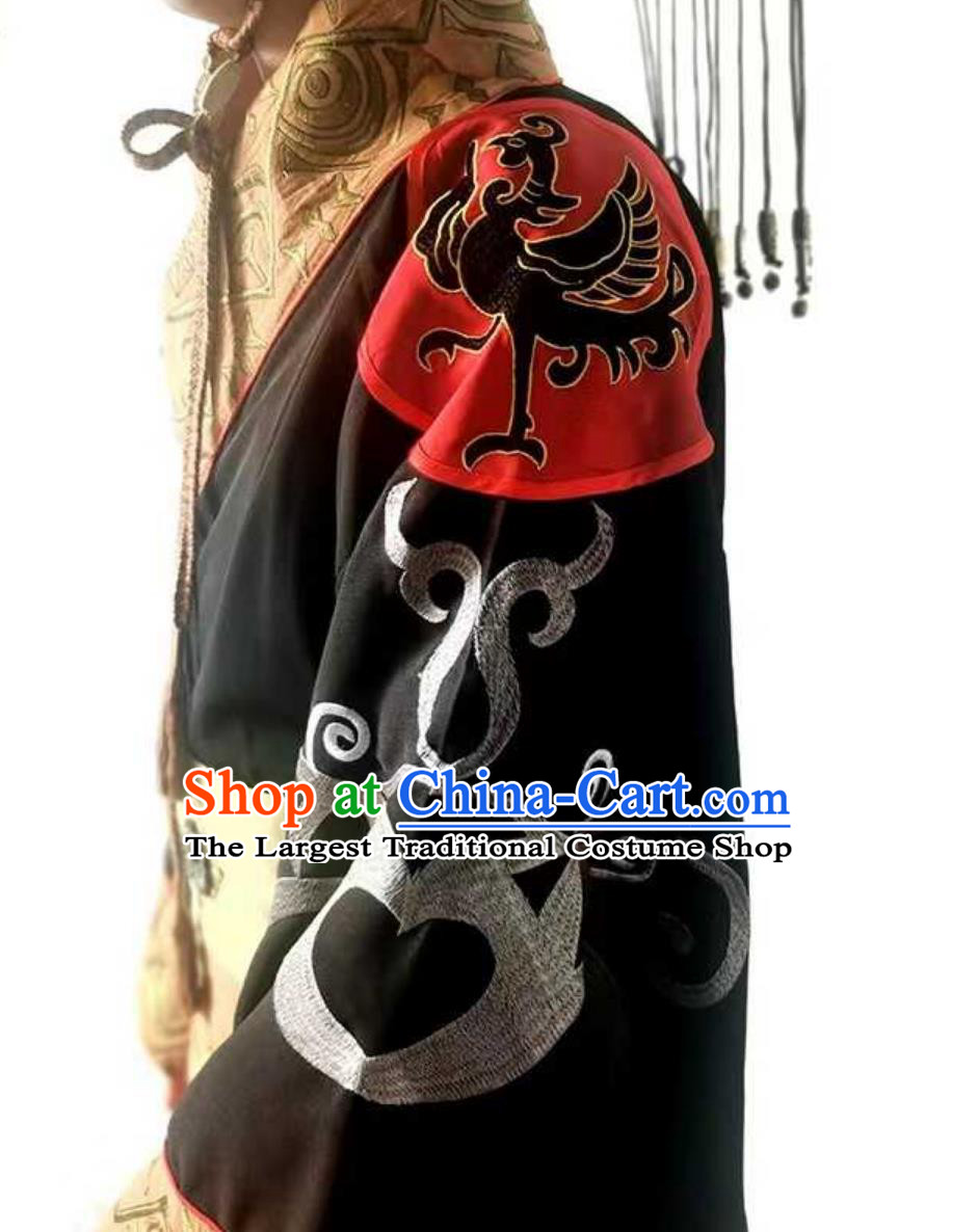 Film and Television Costume Ancient Qin Shi Huang Costume Chinese Qin Dynasty Embroidered Hanfu First Emperor Robes