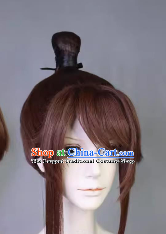 Code Name Iris Mobile Game Female Protagonist Cosplay Hair Bun Guangling Prince Hairstyle Wig Ancient Swordsman Headdress