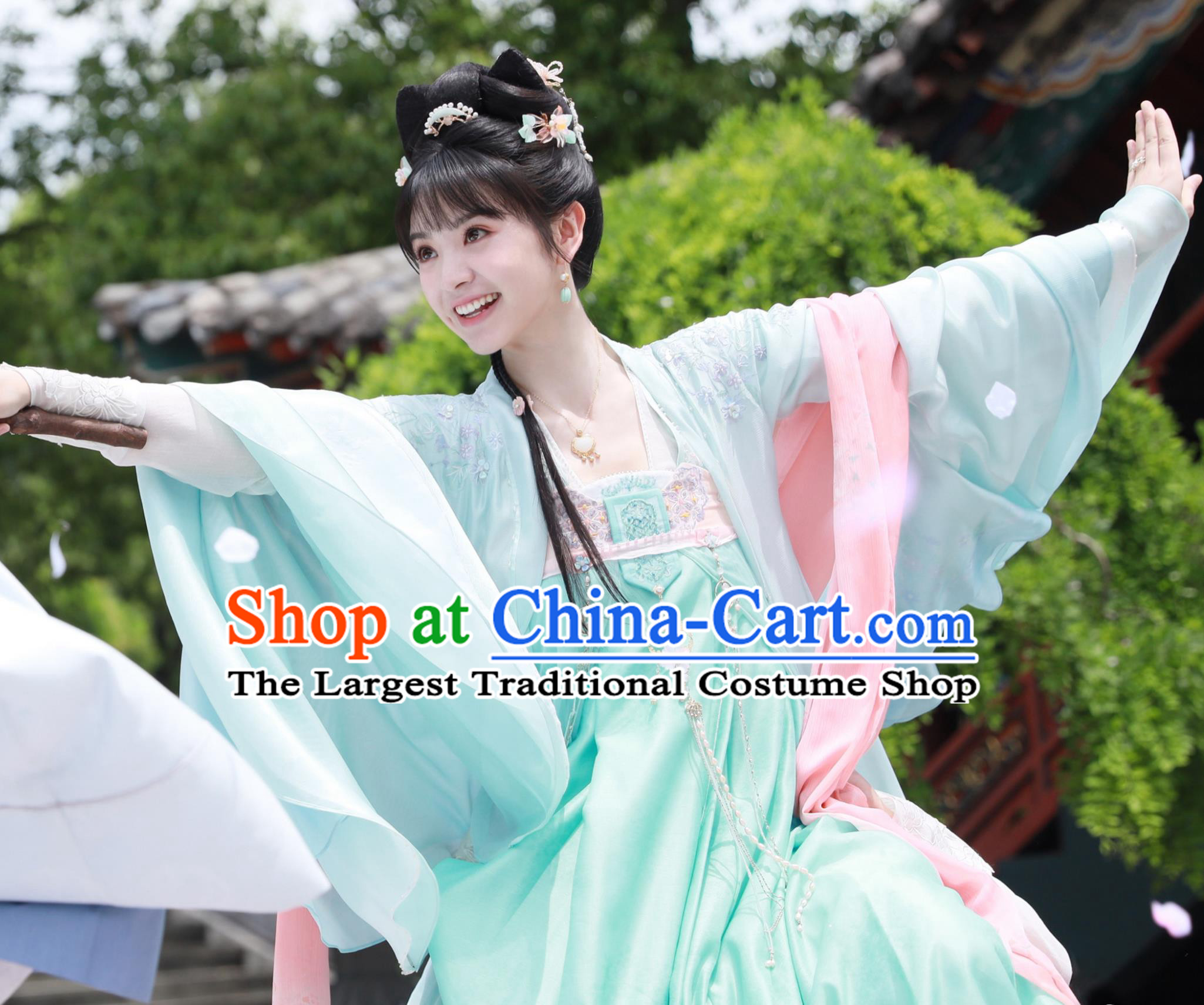 Romantic TV Series Wrong Carriage Right Groom Ancient Heroine Li Yu Hu Garment Costumes Chinese Traditional Dress Hanfu Online Shop