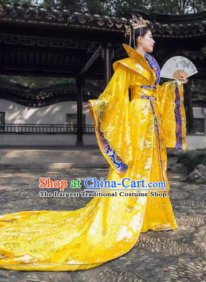 Tang Dynasty Empress Costumes Ancient Chinese Clothing Traditional Hanfu Online Shop Wide Sleeve Dress