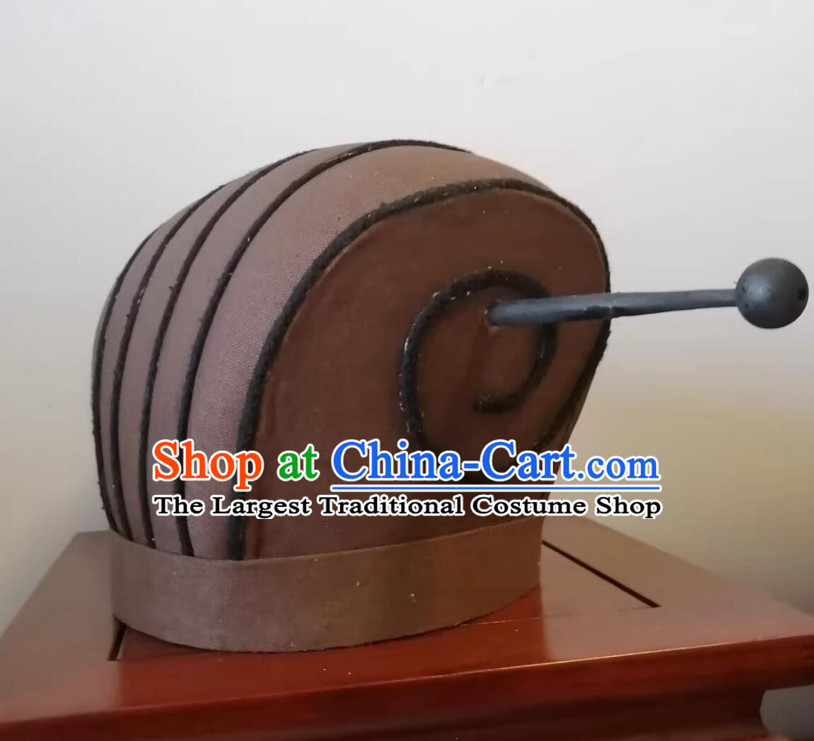 Handmade Romance of the Three Kingdoms Dong Zhuo Hat China Eastern Han Dynasty Powerful Minister Headwear
