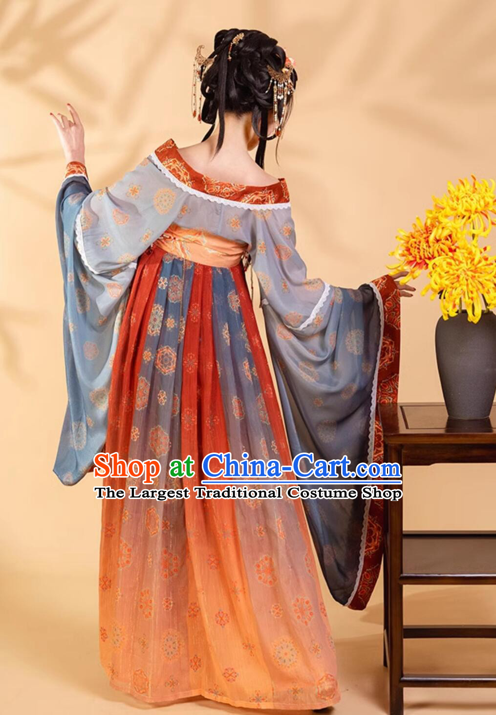 Traditional Woman Hanfu Ancient China Goddess Costume Chinese Southern and Northern Dynasties Royal Princess Dress