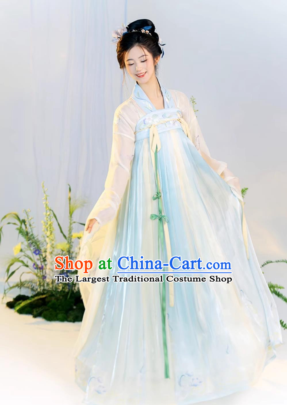 Ancient Chinese Tang Dynasty Princess Clothing Traditional Women Hanfu Hezi Dress China Travel Photography Palace Lady Costume