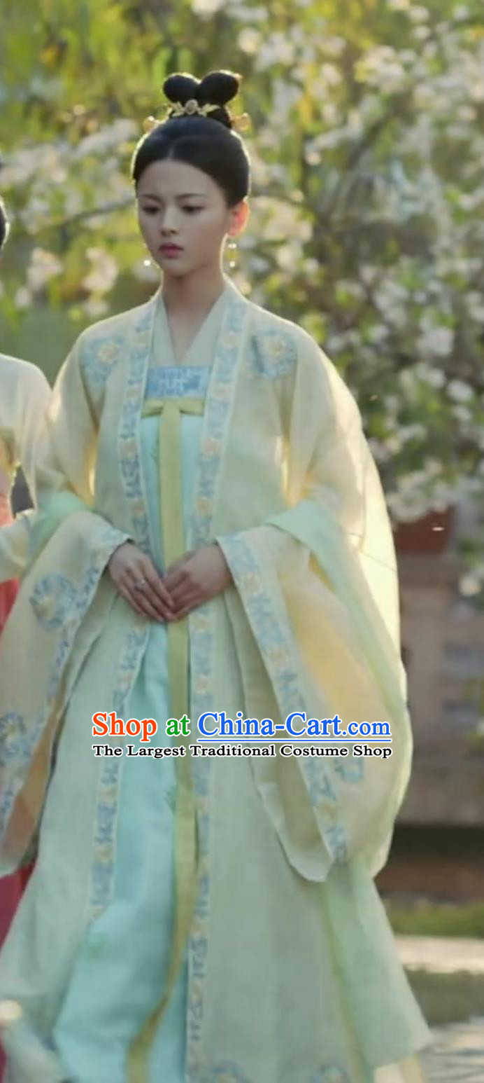 2020 TV Series The Promise of Chang An Princess Dong Ruoxuan Dress Ancient Chinese Court Woman Clothing China Traditional Royal Costume