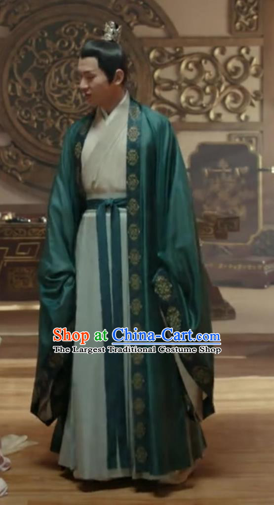 China Traditional Hanfu 2020 TV Series The Promise of Chang An Prince Xiao Cheng Xu Garment Costume Ancient Chinese Young Childe Clothing