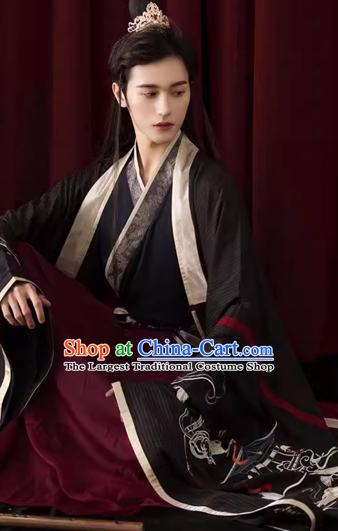 China Travel Photography Jin Dynasty Hero Costume The Untamed Wei Wuxian Traditional Hanfu Ancient China Wuxia Swordsman Clothing