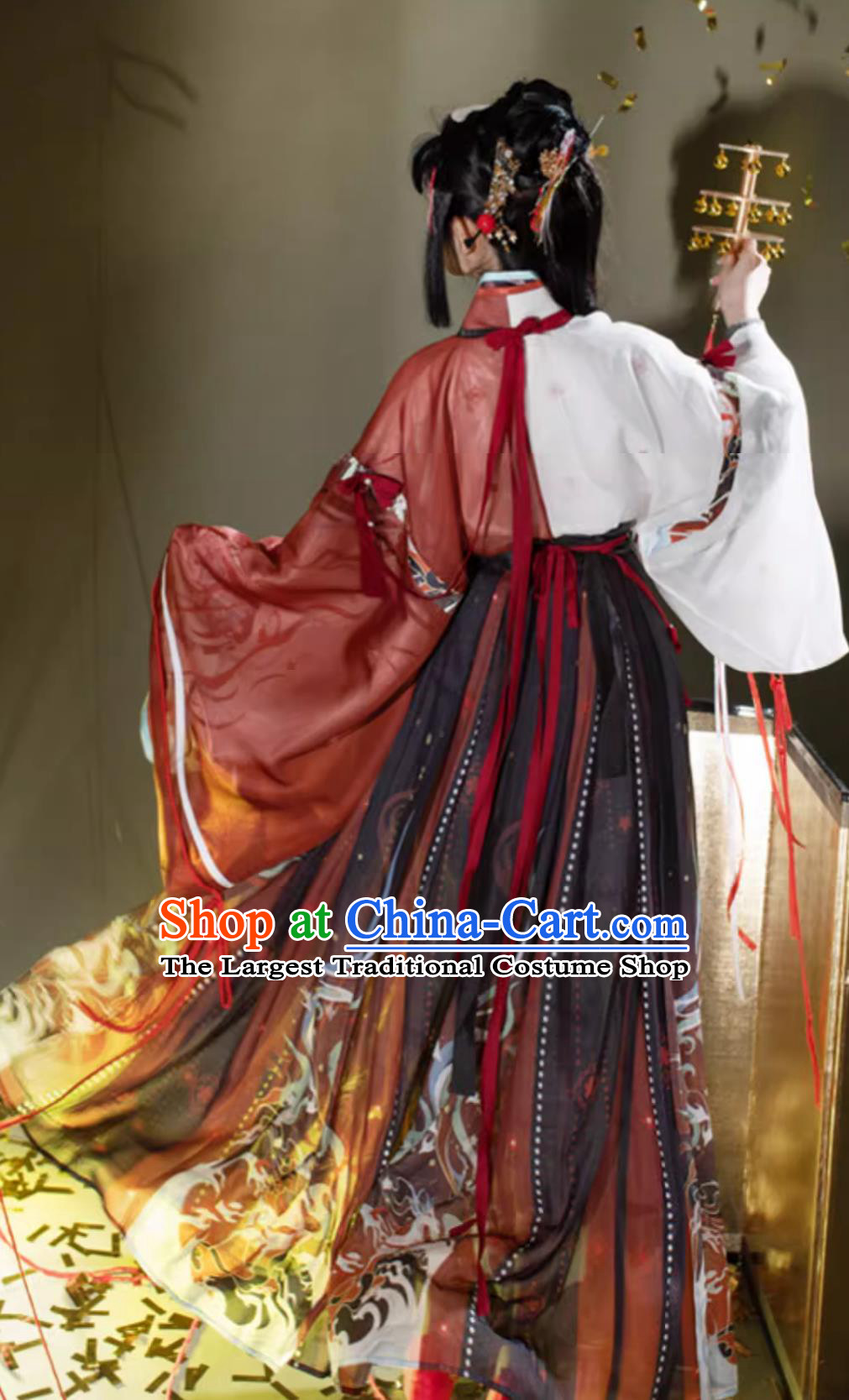 Ancient China Court Woman Clothing Chinese Jin Dynasty Princess Dress Traditional Hanfu Blouse and Skirt Complete Set