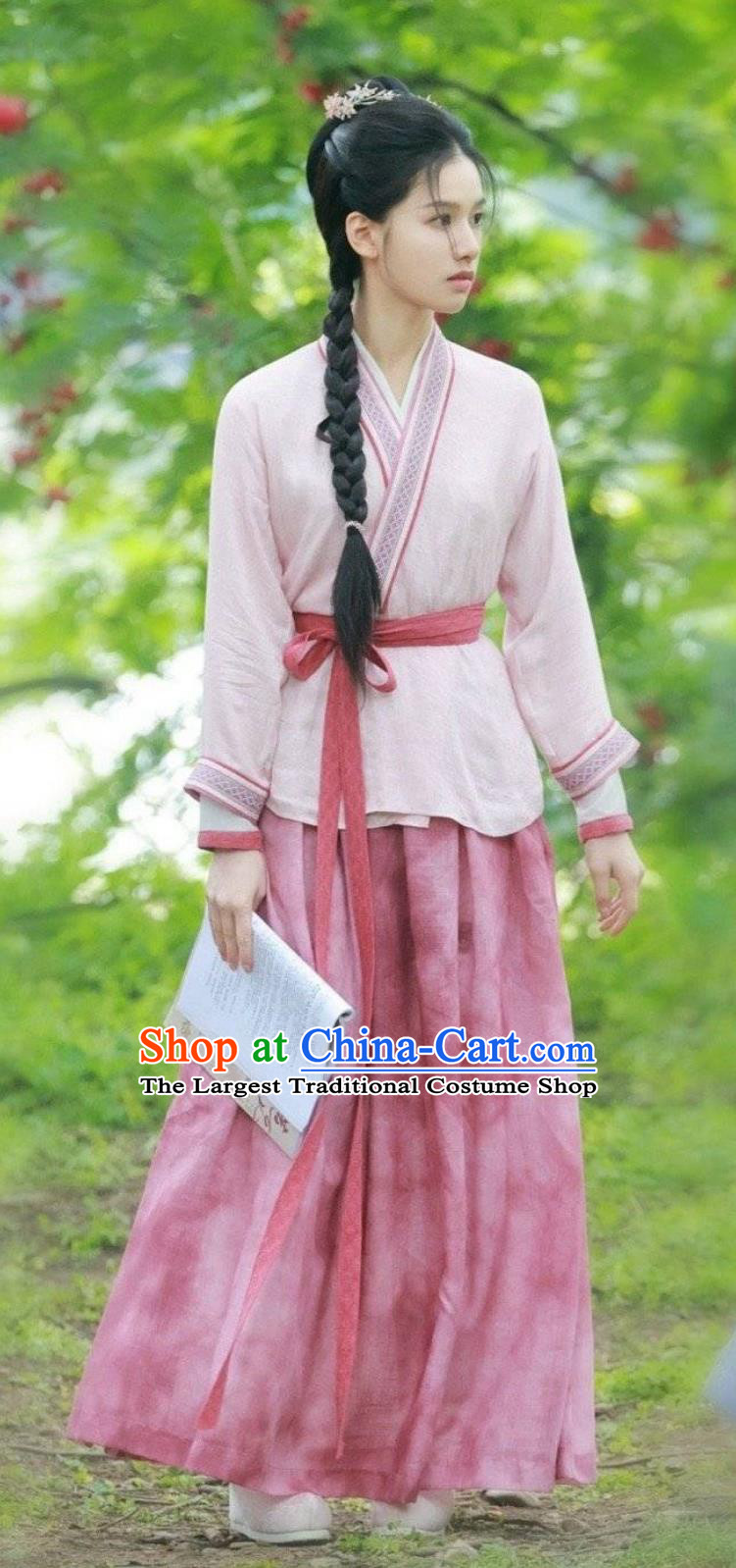 Ancient China Peasant Woman Clothing TV Series Blossoms in Adversity Hua Zhi Costume