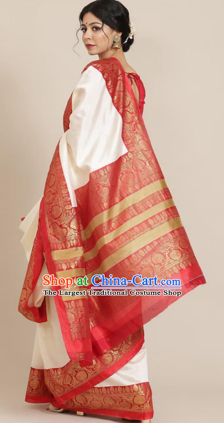 Indian National Sari Traditional Festive Clothing India Woman Dress Complete Set