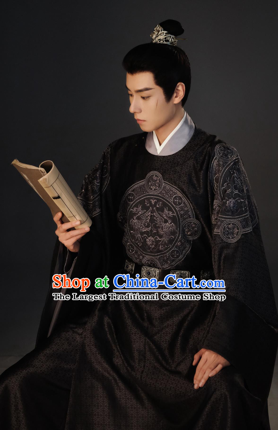 Traditional Ming Dynasty Male Hanfu Chinese TV Series Blossoms in Adversity Gu Yan Xi Costume Ancient China Royal Prince Clothing
