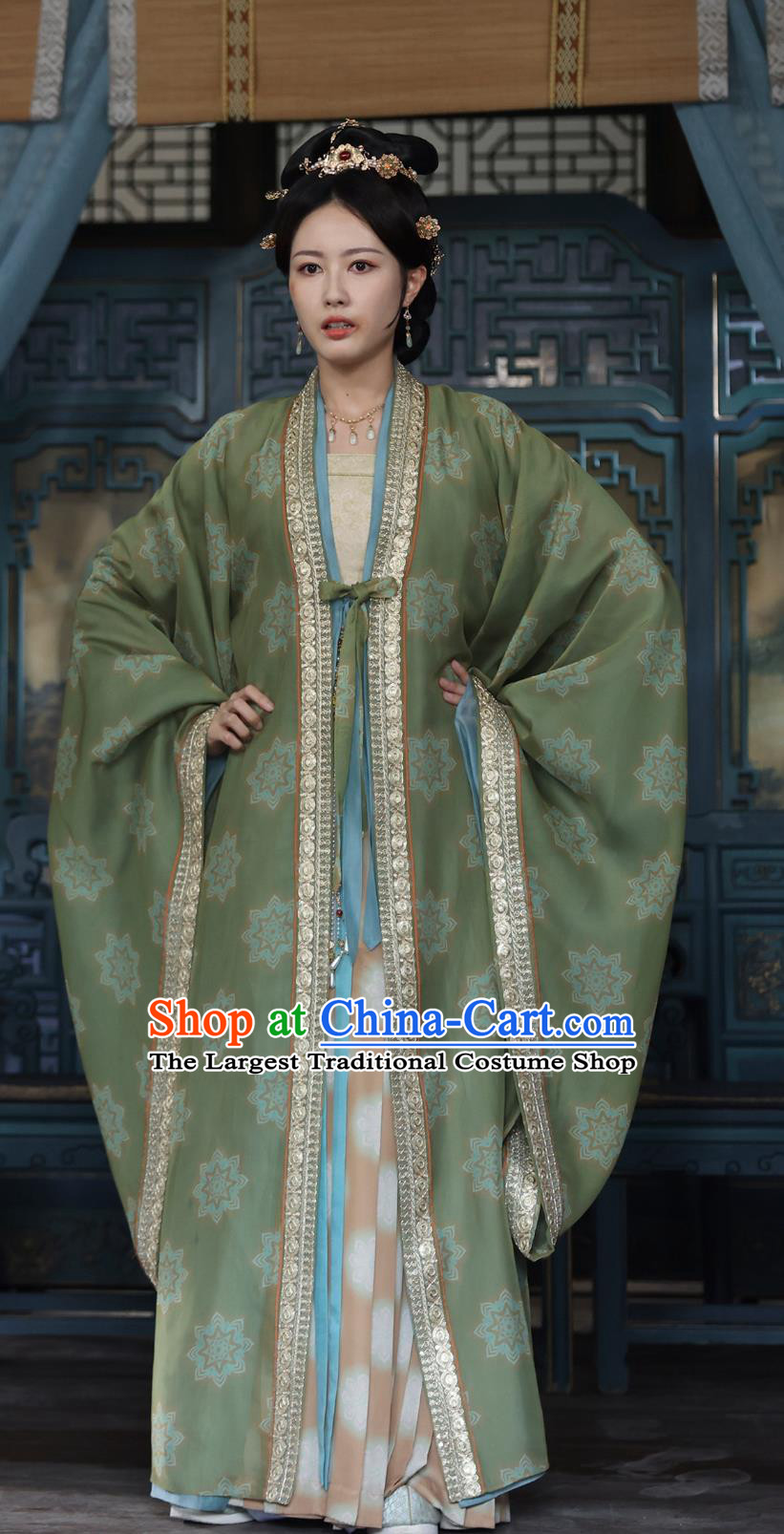 Chinese TV Series Blossoms in Adversity Noble Lady Hua Jing Costume Ancient China Court Woman Clothing Traditional Ming Dynasty Hanfu