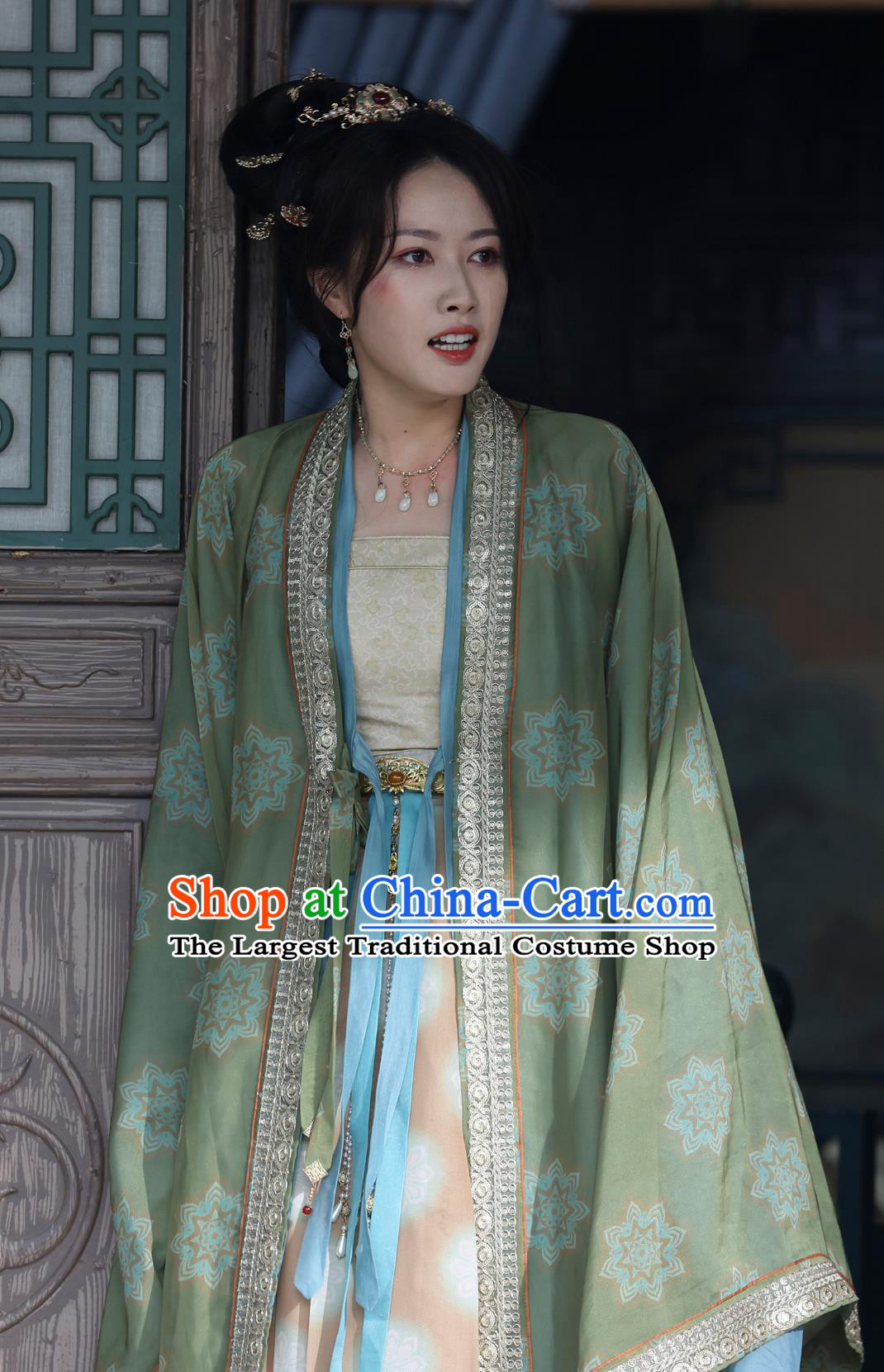 Chinese TV Series Blossoms in Adversity Noble Lady Hua Jing Costume Ancient China Court Woman Clothing Traditional Ming Dynasty Hanfu