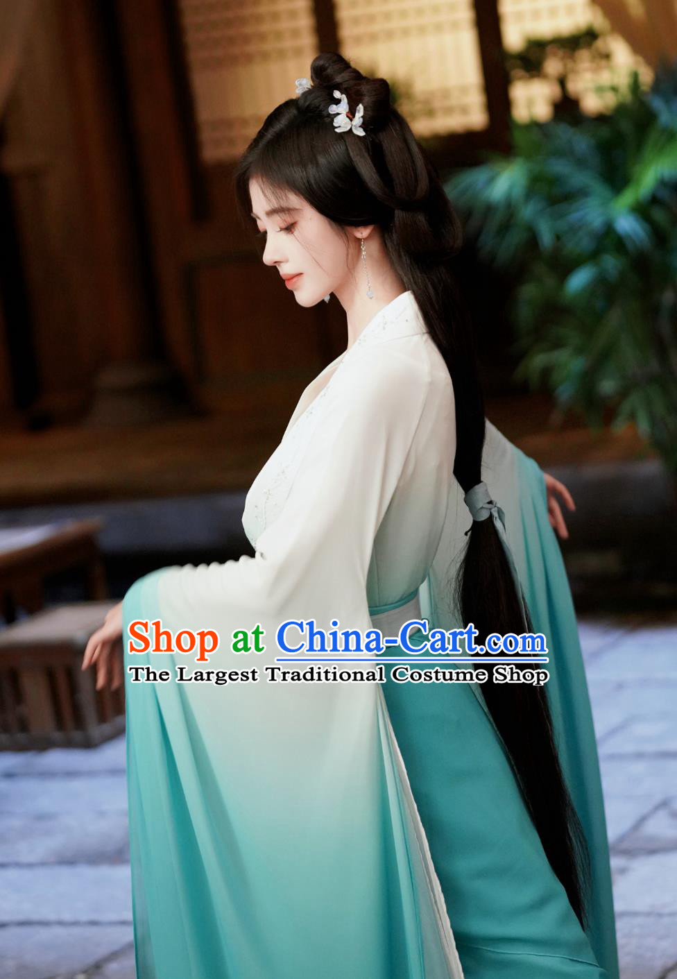 Ancient China Princess Clothing Traditional Hanfu Chinese TV Series In Blossom Noble Lady Shangguan Zhi Dress